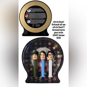 Elvis Presley PEZ Dispenser Trio Set - Multicolor